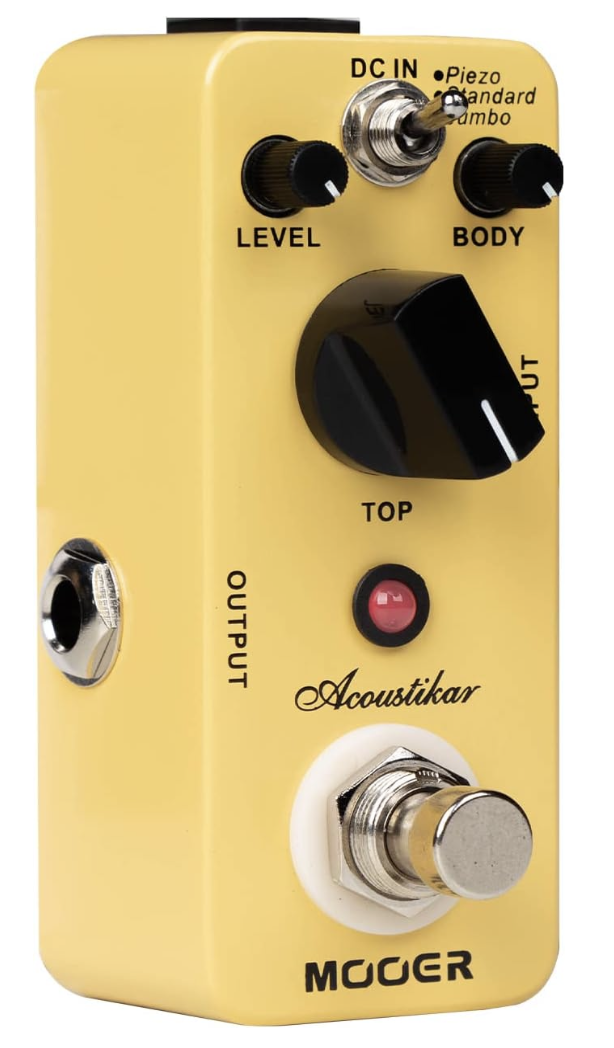 MOOER Acoustikar Acoustic Guitar Simulator Pedal Play Guitar Review